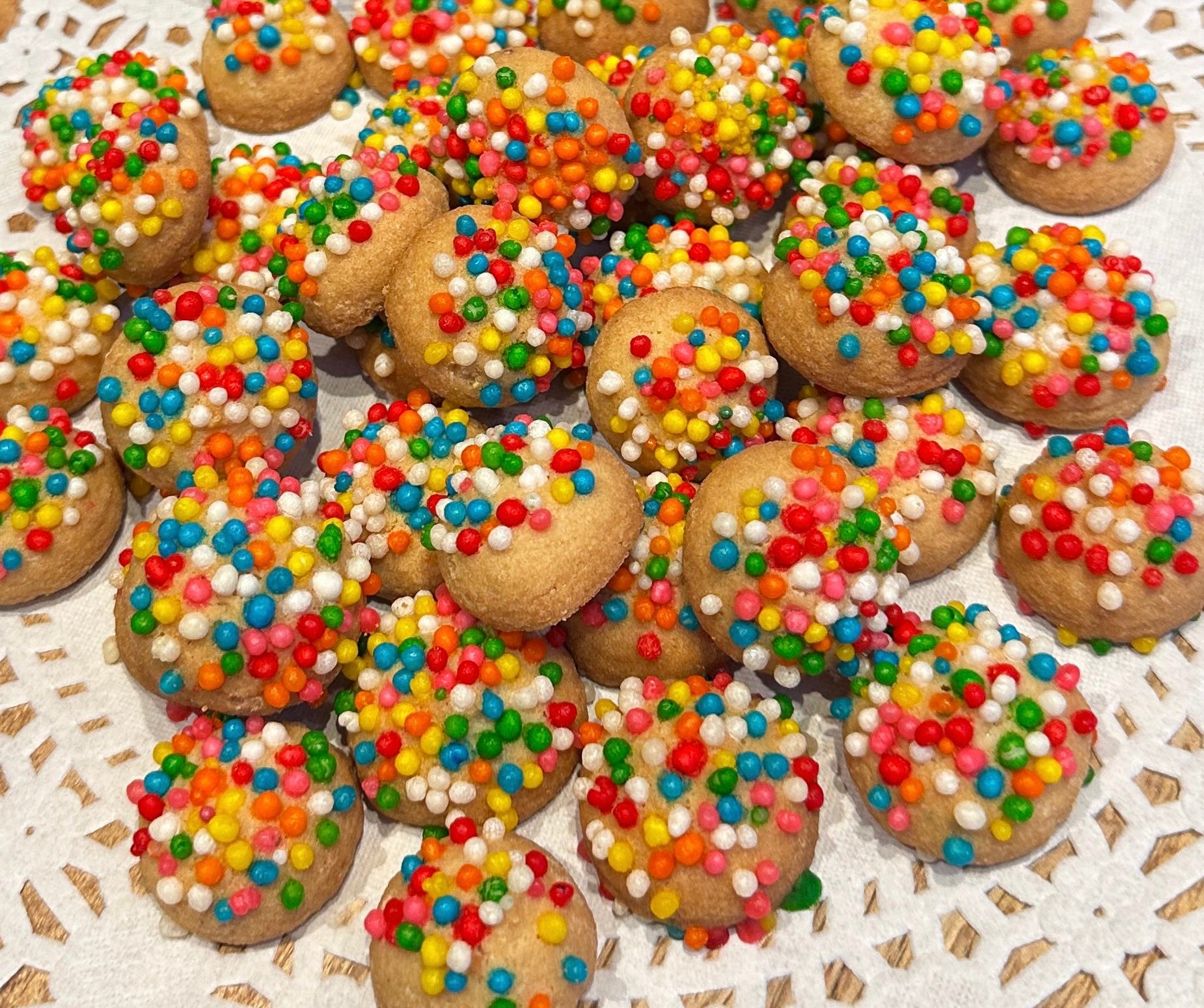 Galletas con gragea con 17 piezas