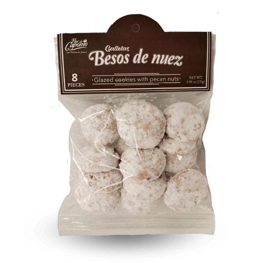 Besitos de Nuez con 8 piezas