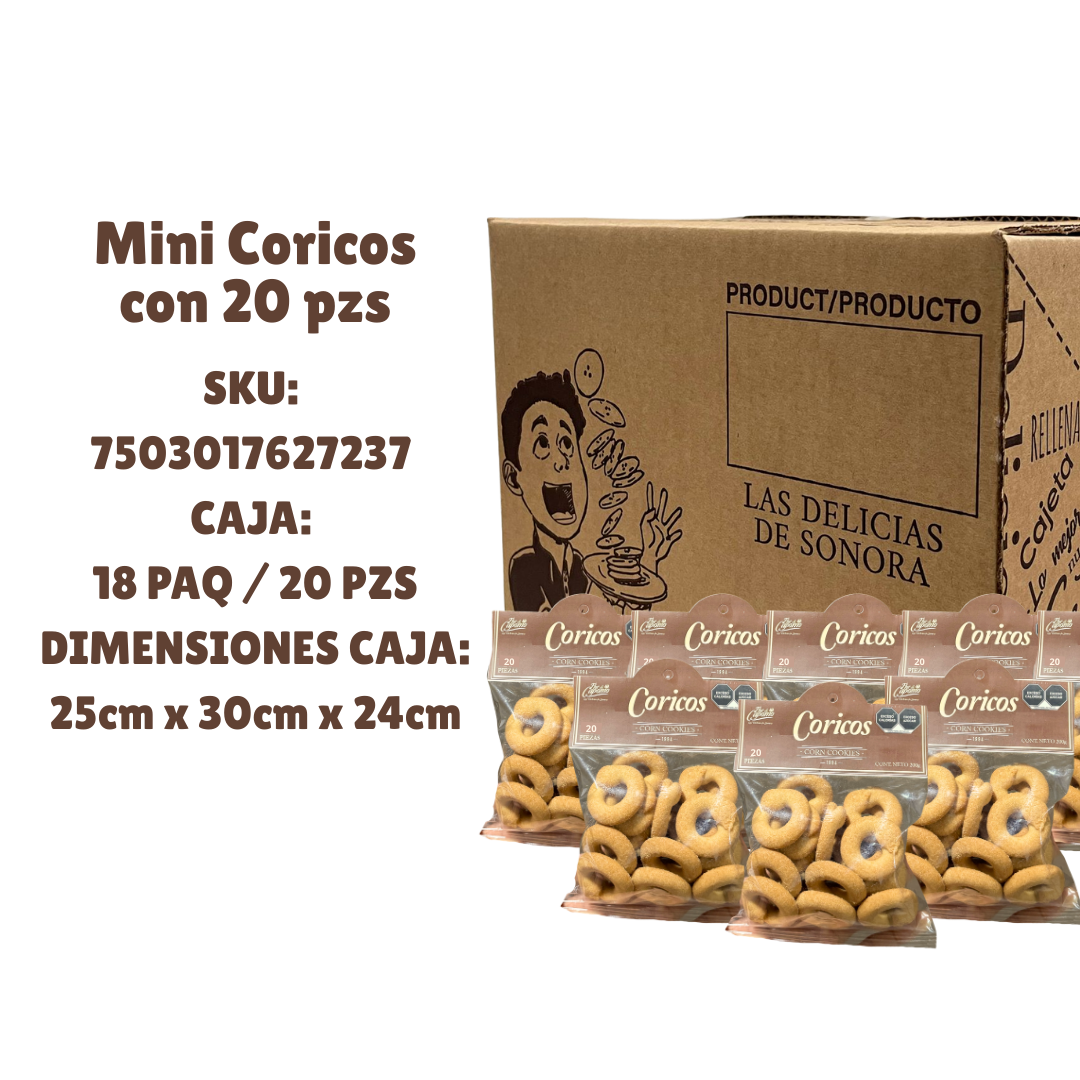 Caja Minicoricos con 20