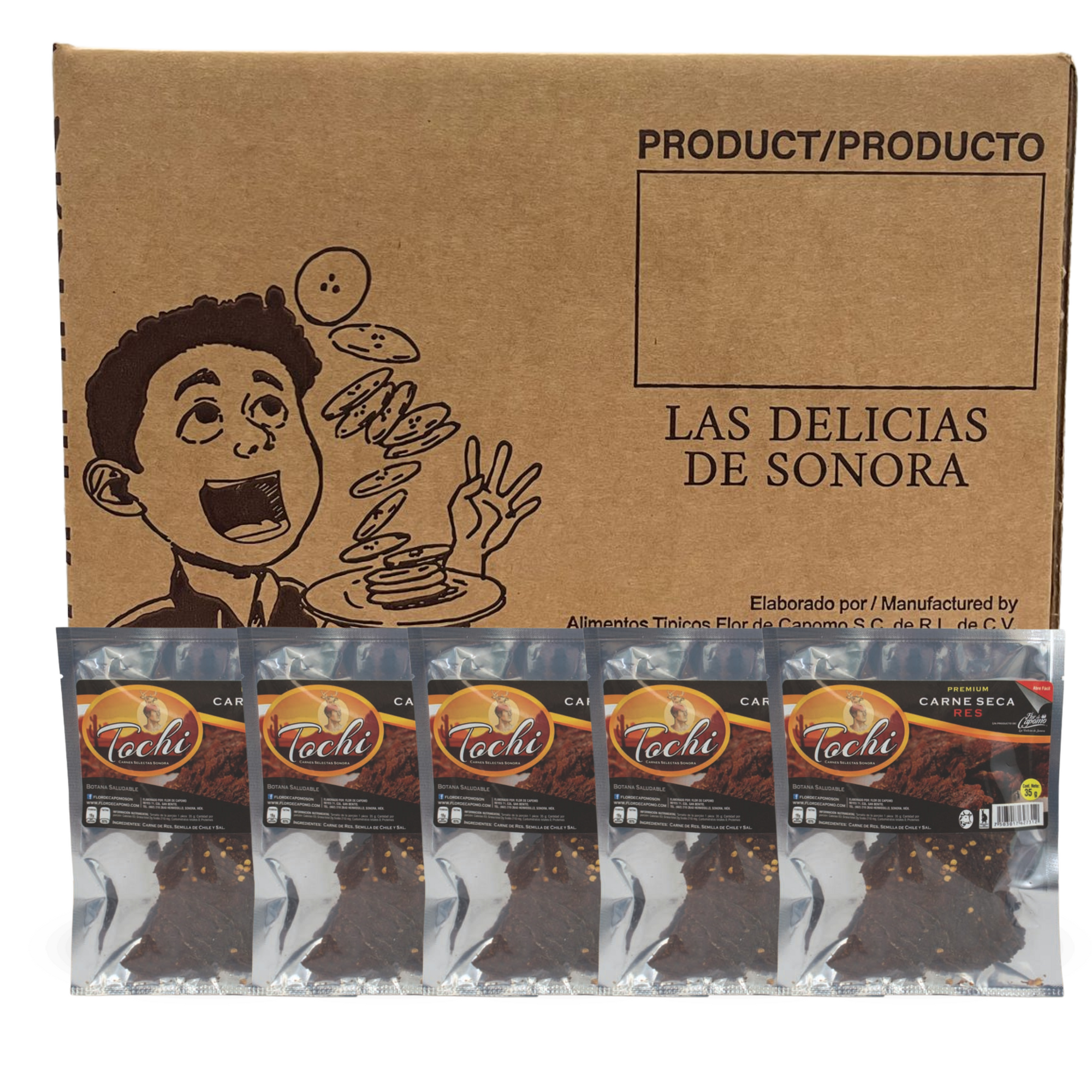 Caja Carne Seca 50 gramos