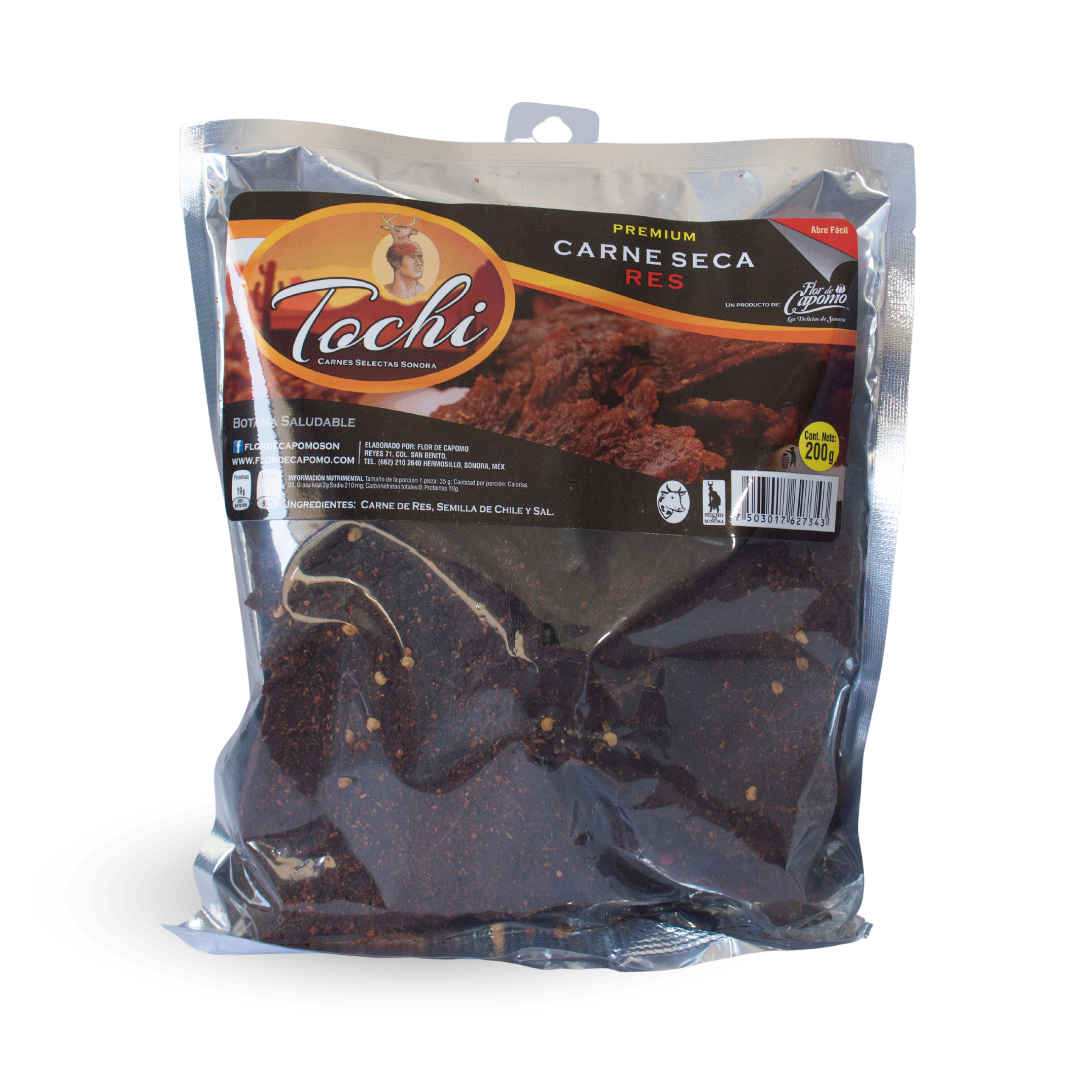Caja Carne Seca 200 gramos