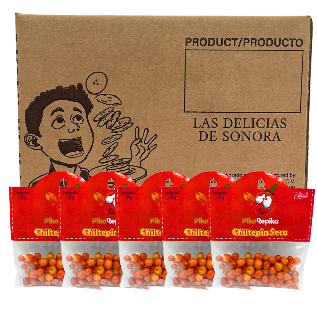 Caja Chiltepín Seco 30 gramos