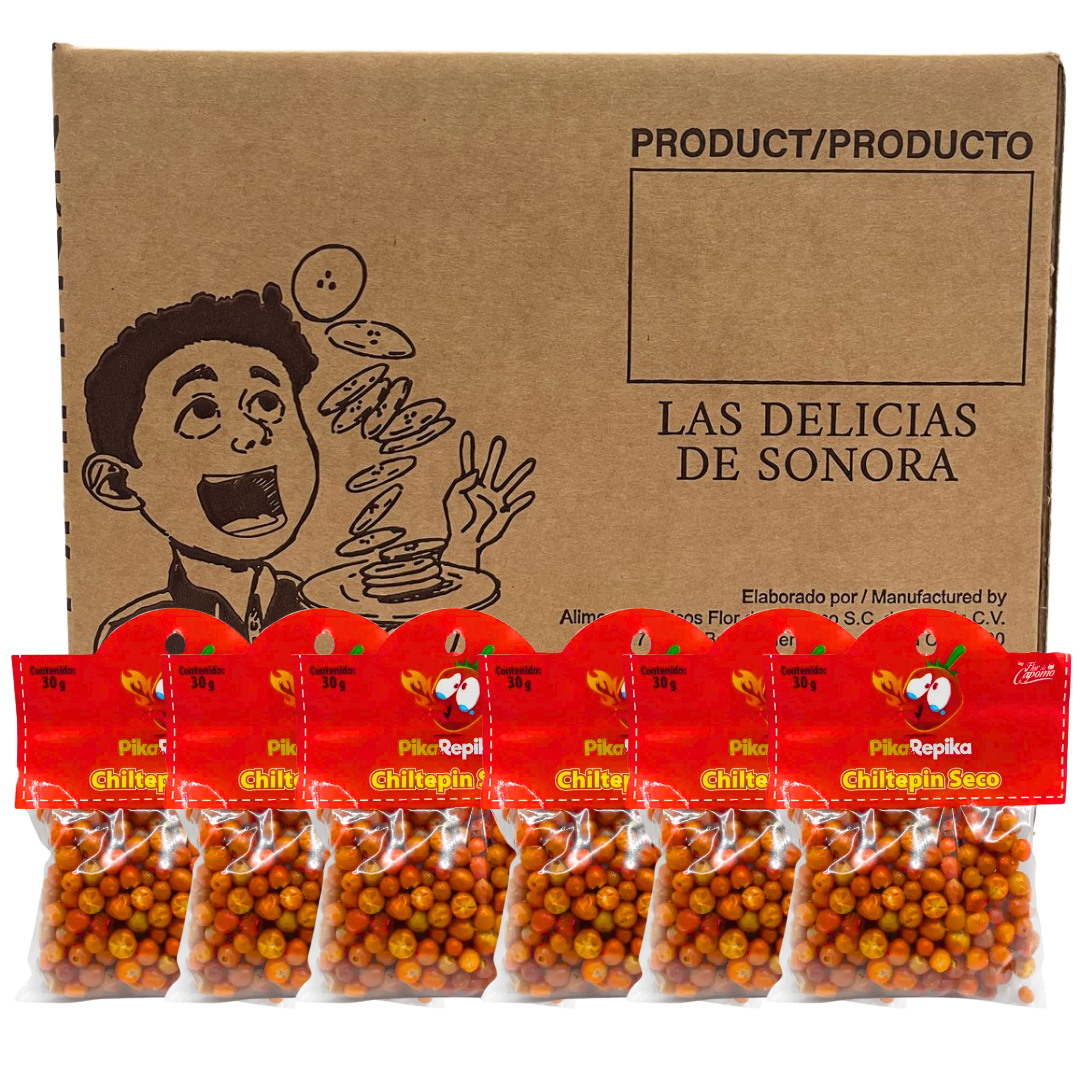 Caja Chiltepín Seco 10 gramos