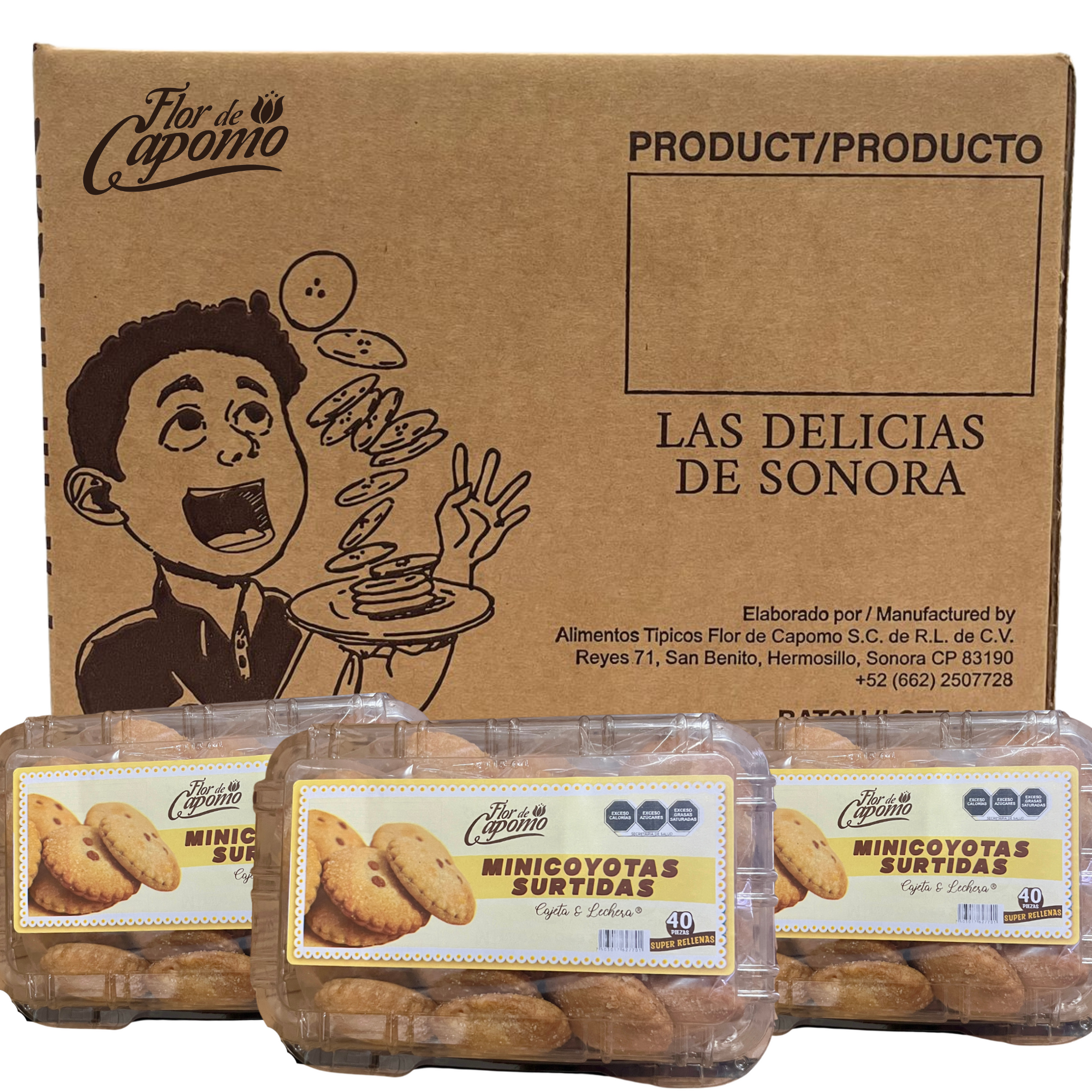 Caja Minicoyotas Surtidas con 40 piezas