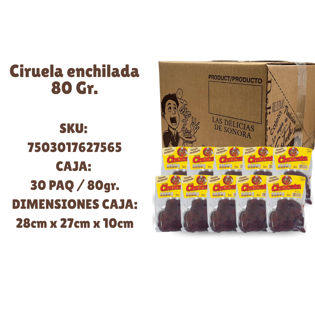 Caja Ciruela Enchilada 80g