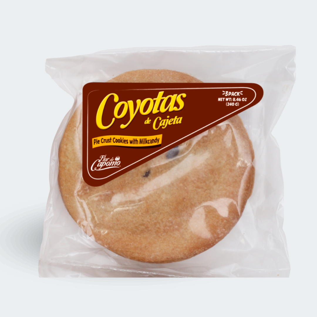 Coyotas de Cajeta 3 piezas