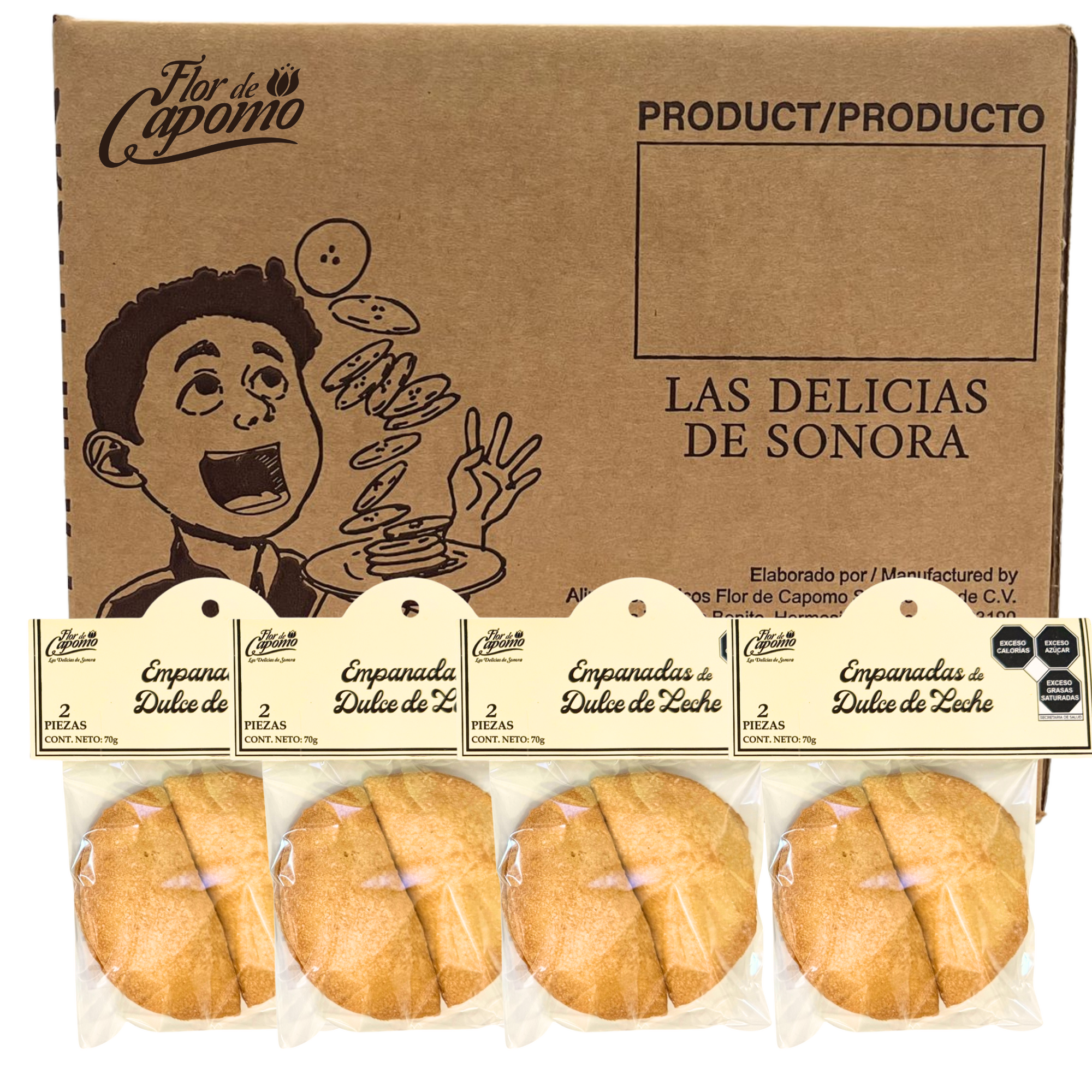 Caja Empanadas de Lechera 2 piezas