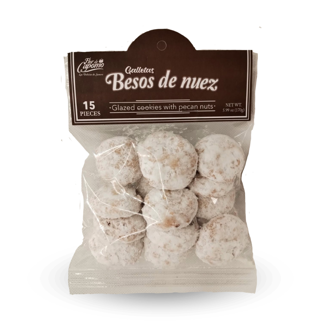 Besitos de Nuez con 15 piezas