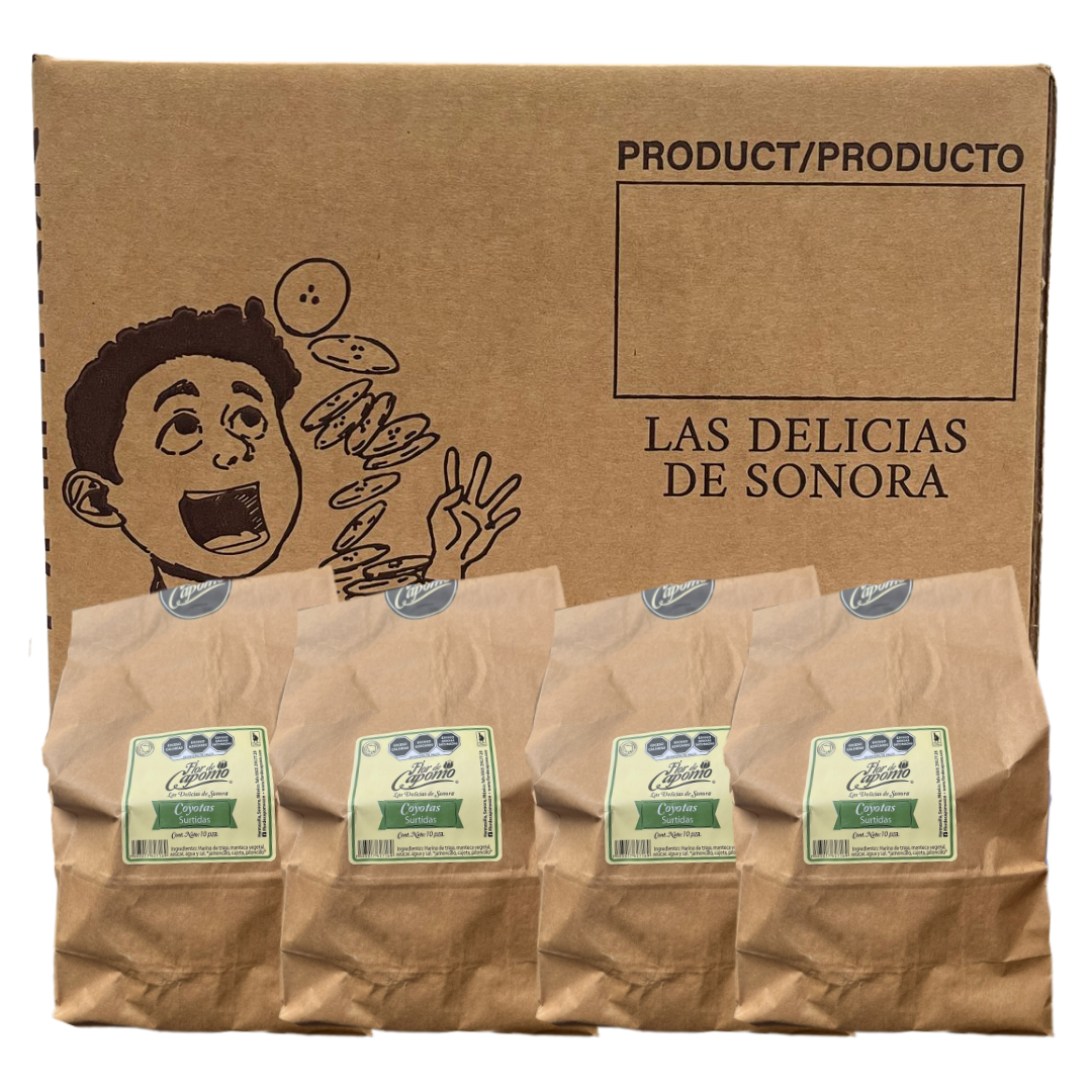 Caja Coyotas Surtidas con 10