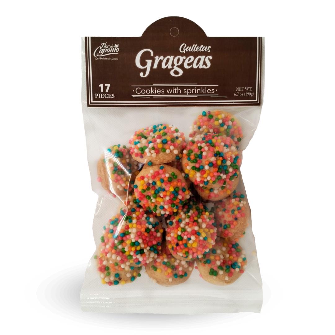 Galletas con gragea con 17 piezas