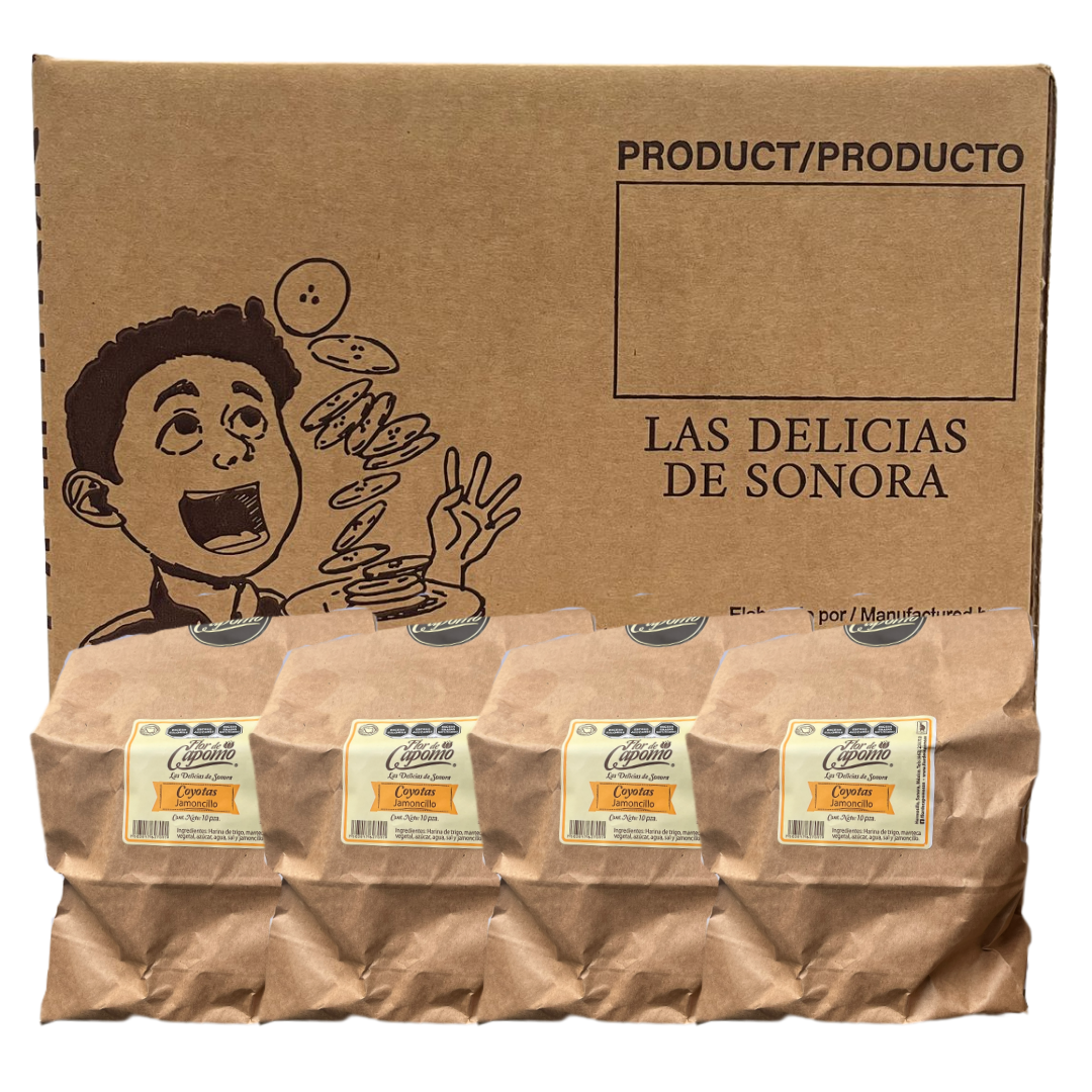 Caja Coyotas Jamoncillo con 10