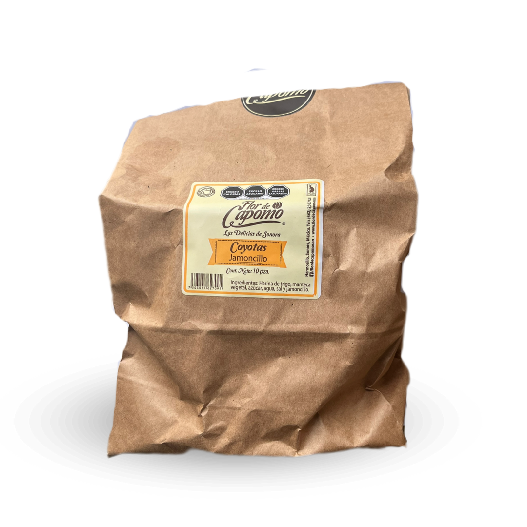 Caja Coyotas Jamoncillo con 10