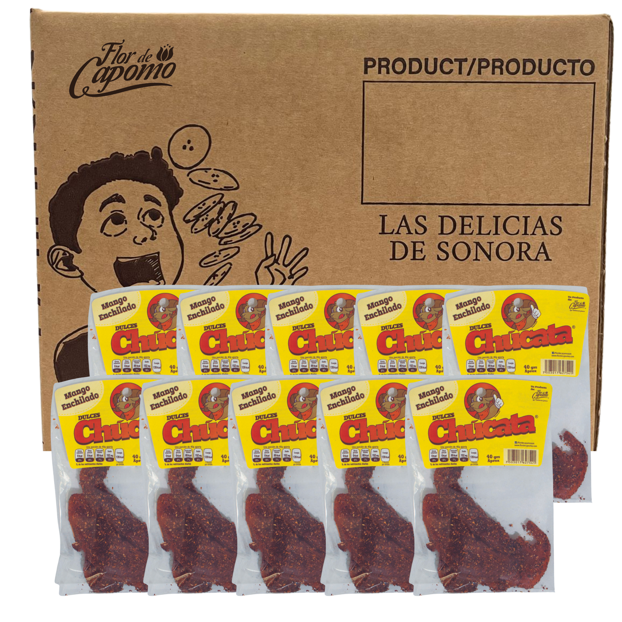 Caja Mango Enchilado 40g