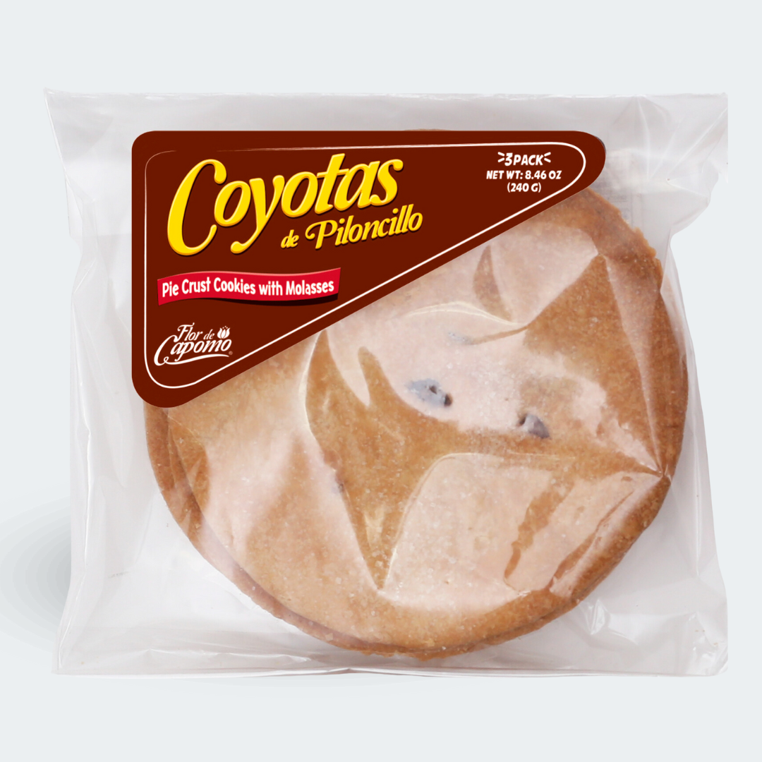 Coyotas de Piloncillo 3 piezas